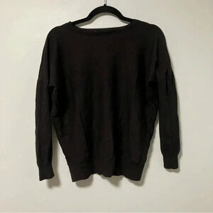 Eileen Fisher brown  100% merino wool sweater